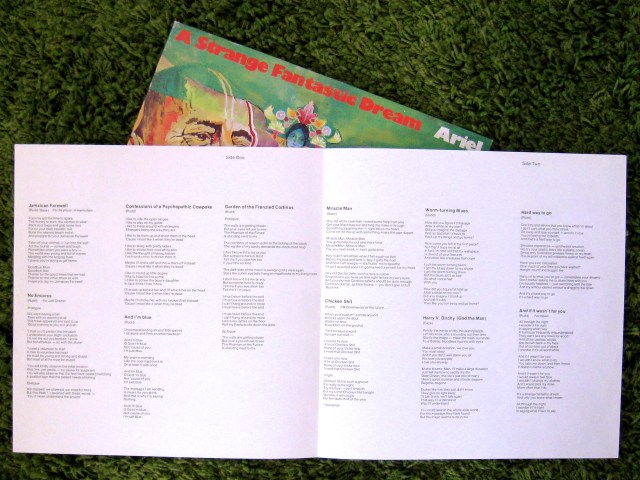 Ariel lyric sheet SFD