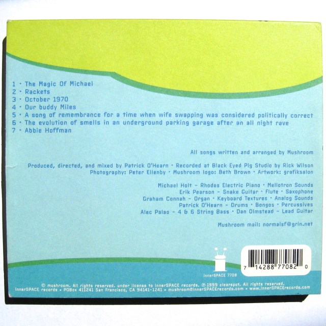 Mushroom Analog Back cover