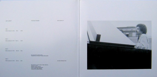 Koln Concert, inner gatefold