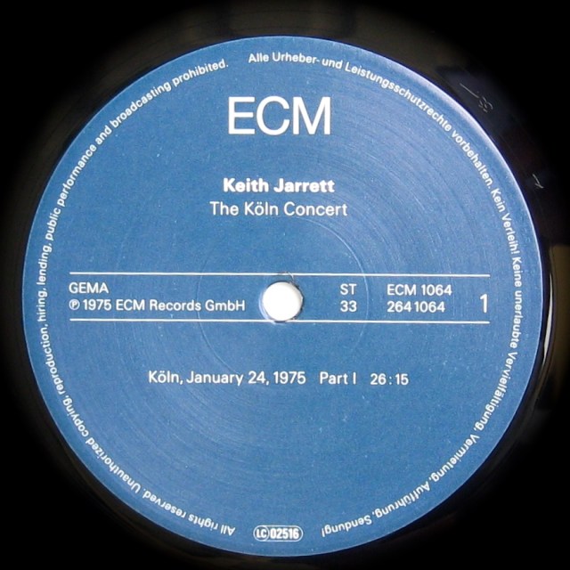 Koln Concert S1 label