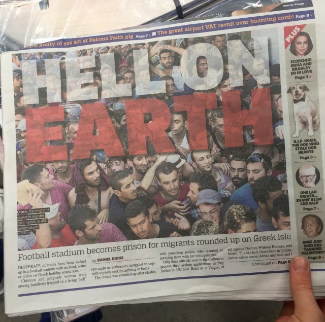 This London front page was published several days after the flight and penning the above paragraph