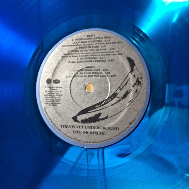 Velvet Underground blue vinyl