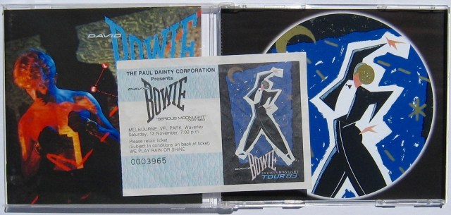 Bowie Serious Moonlight ticket