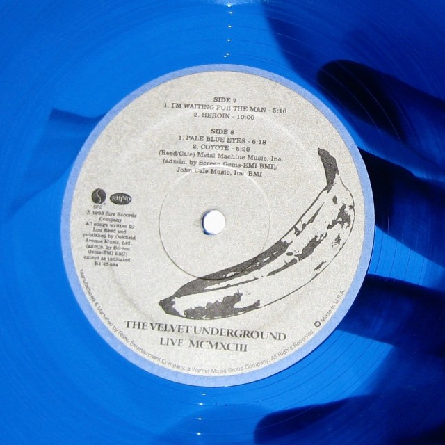 Velvet Underground blue vinyl