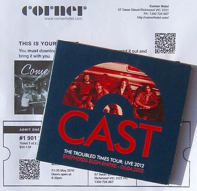 Cast Troubled Times Live CD