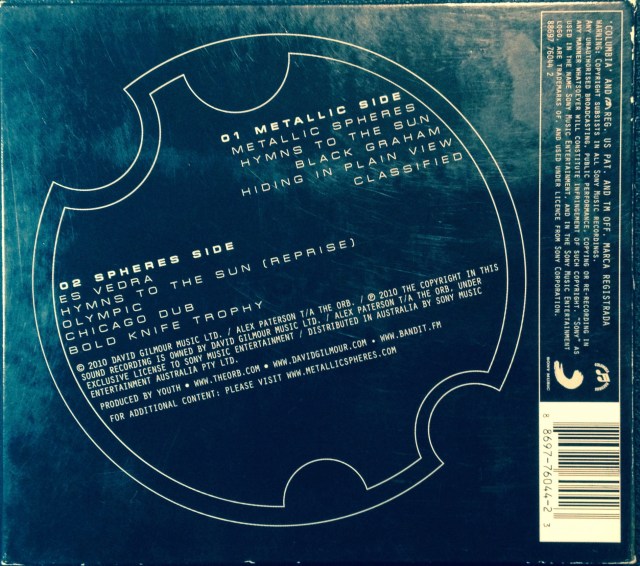 Orb-Gilmour back cover