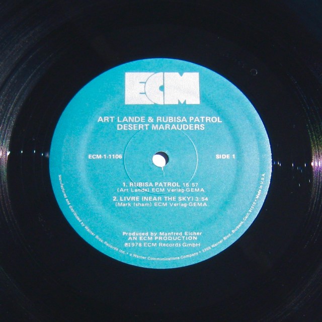 Art Lande Rubisa Patrol Desert Marauders