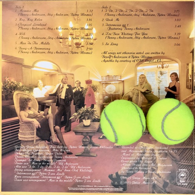 Abba back cover