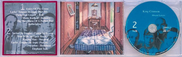 King Crimson Absent Lovers CDs